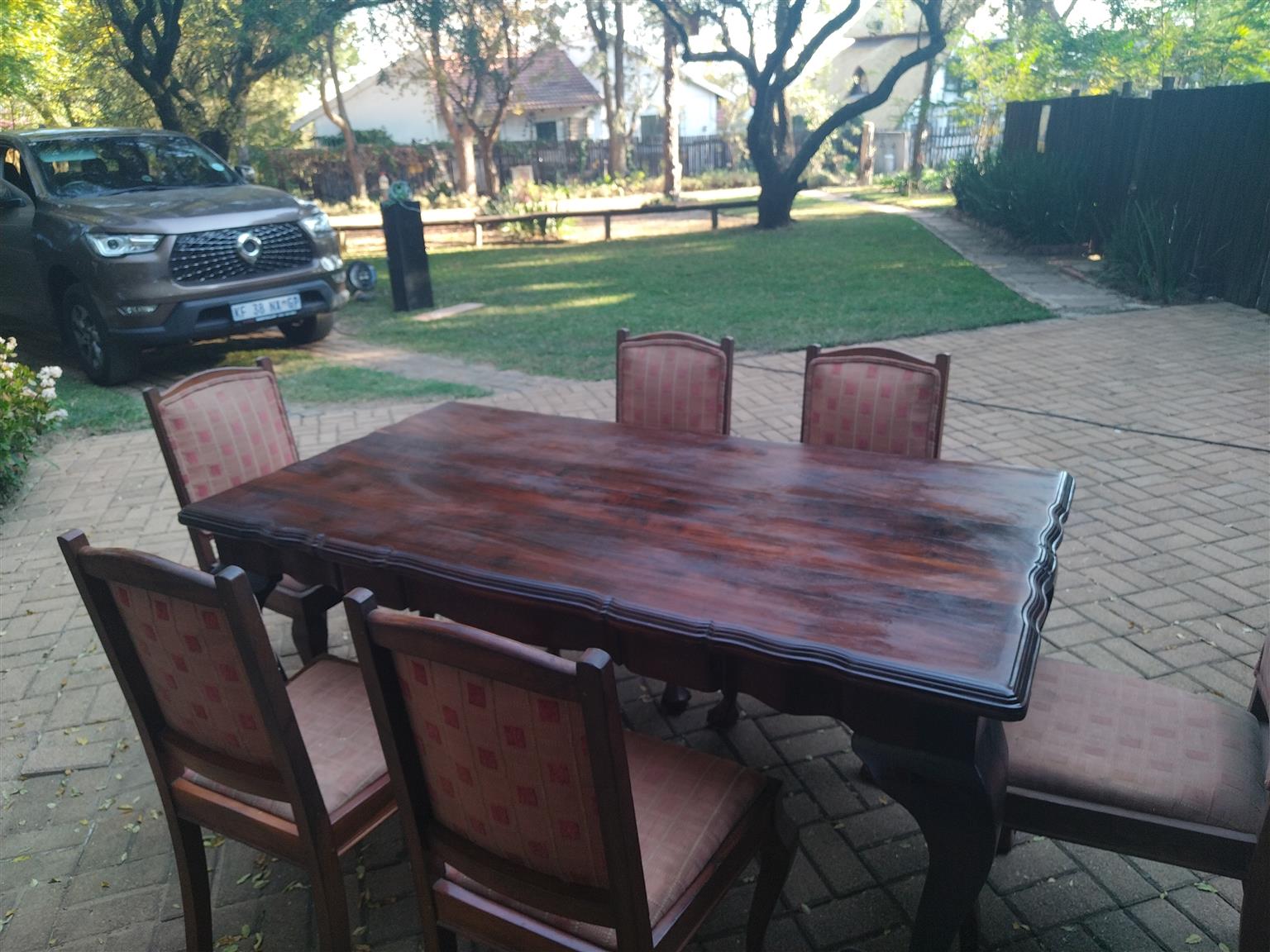 Antique table and chairs Antique table and chairs
