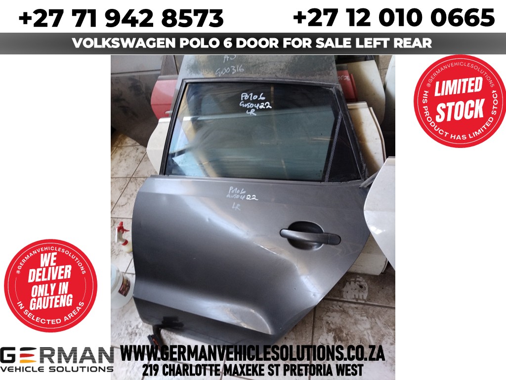 Volkswagen polo 6 door for sale left rear