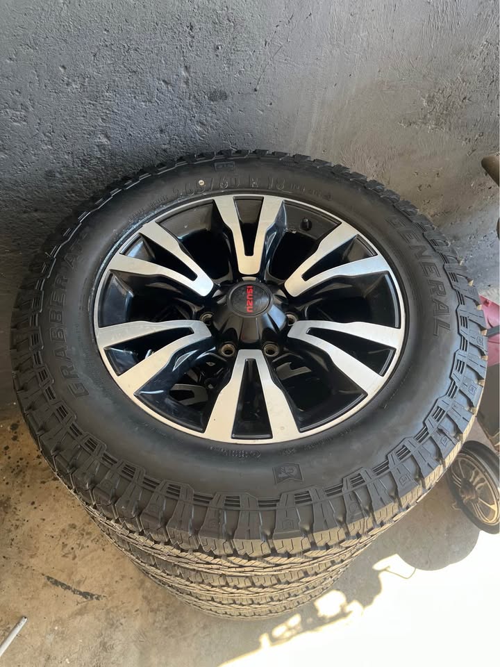 Isuzu Xrider 18” Mag Rims (With New Tyres) - Private Seller