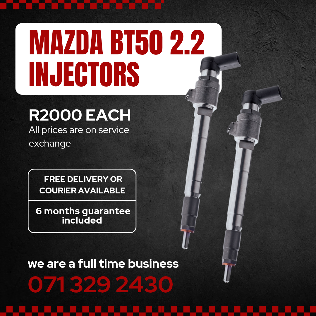 MAZDA BT50 2.2 DIESEL INJECTORS FOR SALE WITH WARRANTY - Private Seller MAZDA BT50 2.2 DIESEL INJECTORS FOR SALE WITH WARRANTY - Private Seller