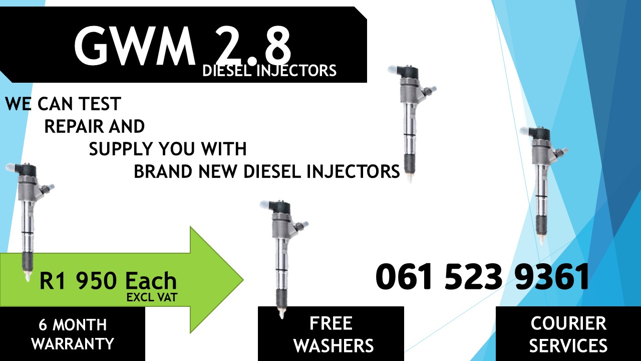 DIESEL INJECTORS FOR GWM 2.8 FOR SALE - Private Seller DIESEL INJECTORS FOR GWM 2.8 FOR SALE - Private Seller