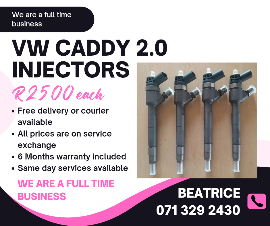 VW CADDY 2.0 INJECTORS FOR SALE WITH WARRANTY ON - Private Seller VW CADDY 2.0 INJECTORS FOR SALE WITH WARRANTY ON - Private Seller