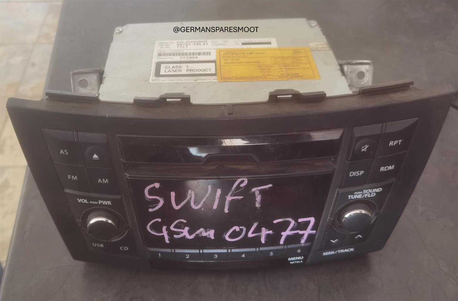 Suzuki Swift 1.2 Used Radio - Private Seller