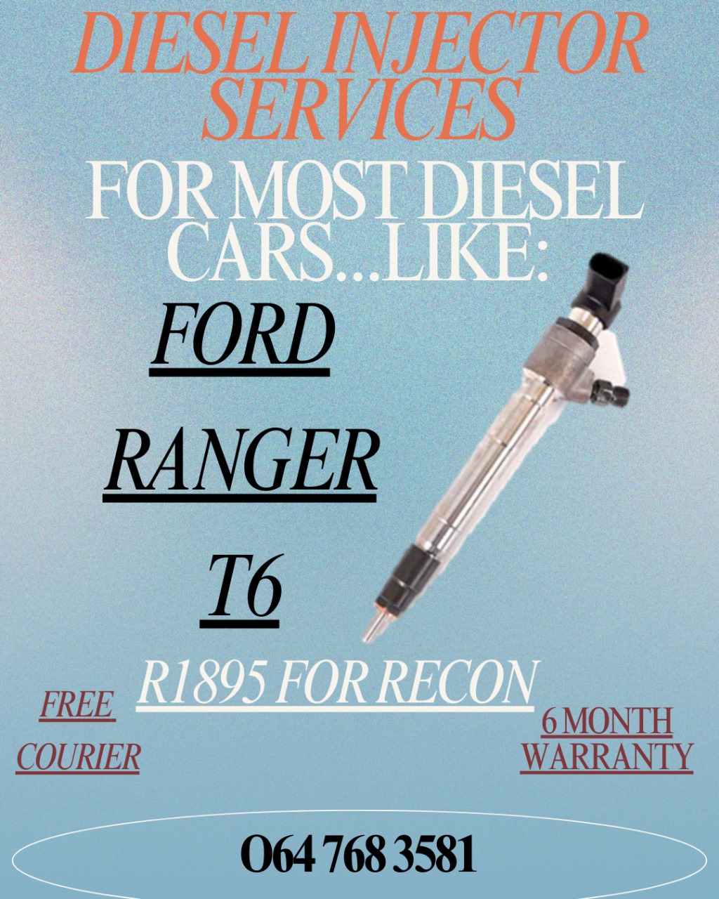 Diesel injector services