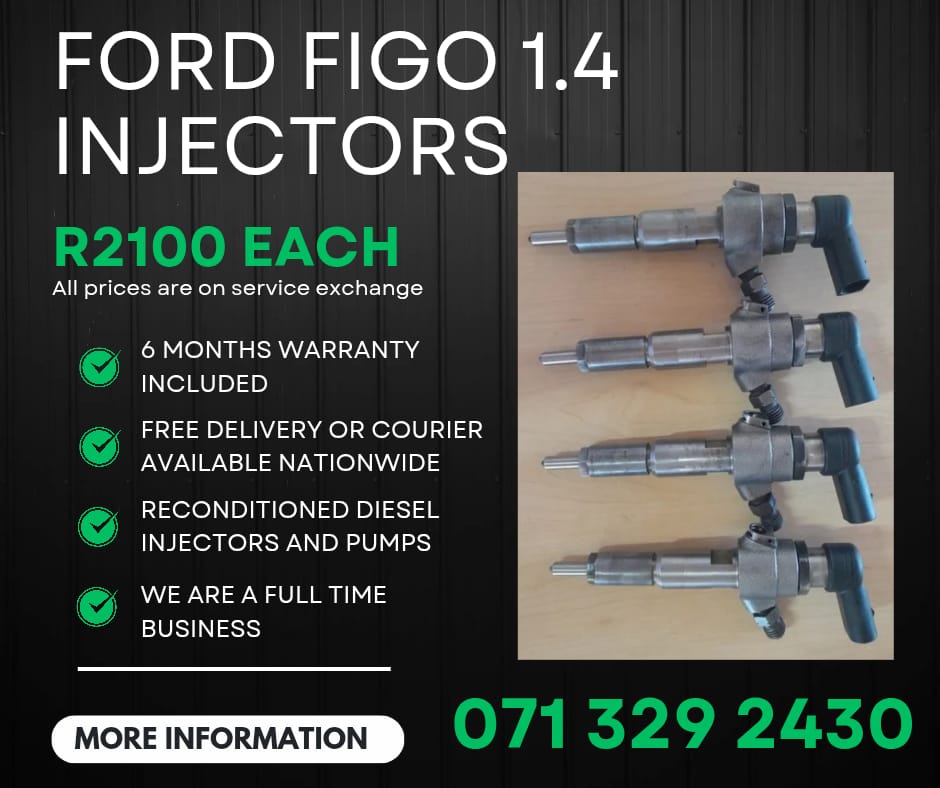 FORD FIGO 1.4 INJECTORS FOR SALE WITH WARRANTY - Private Seller FORD FIGO 1.4 INJECTORS FOR SALE WITH WARRANTY - Private Seller