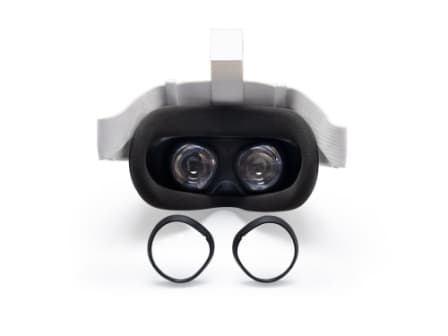  Oculus Quest 2:Anti-Blue Light Lens+VR Lens Dust Cover+ Silicon face Cover