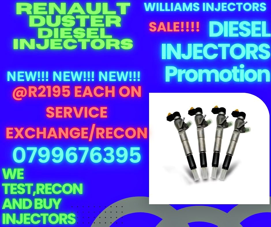 RENAULT DUSTER DIESEL INJECTORS - Private Seller RENAULT DUSTER DIESEL INJECTORS - Private Seller