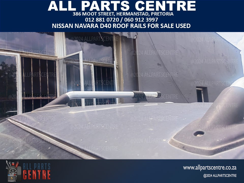 Nissan Navara D40 roof rails for sale used - Private Seller