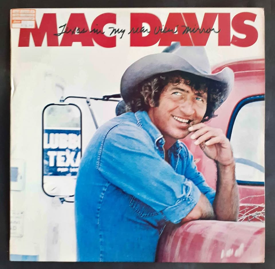 Mac Davis – Texas in My Rear View Mirror LP Record Mac Davis – Texas in My Rear View Mirror LP Record
