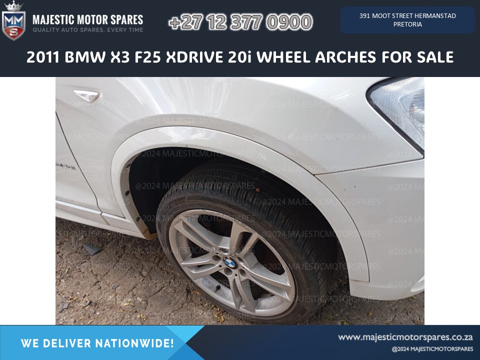 2011 BMW X3 F25 XDRIVE 20i Wheel arches for Sale - Second hand - Private Seller 2011 BMW X3 F25 XDRIVE 20i Wheel arches for Sale - Second hand - Private Seller