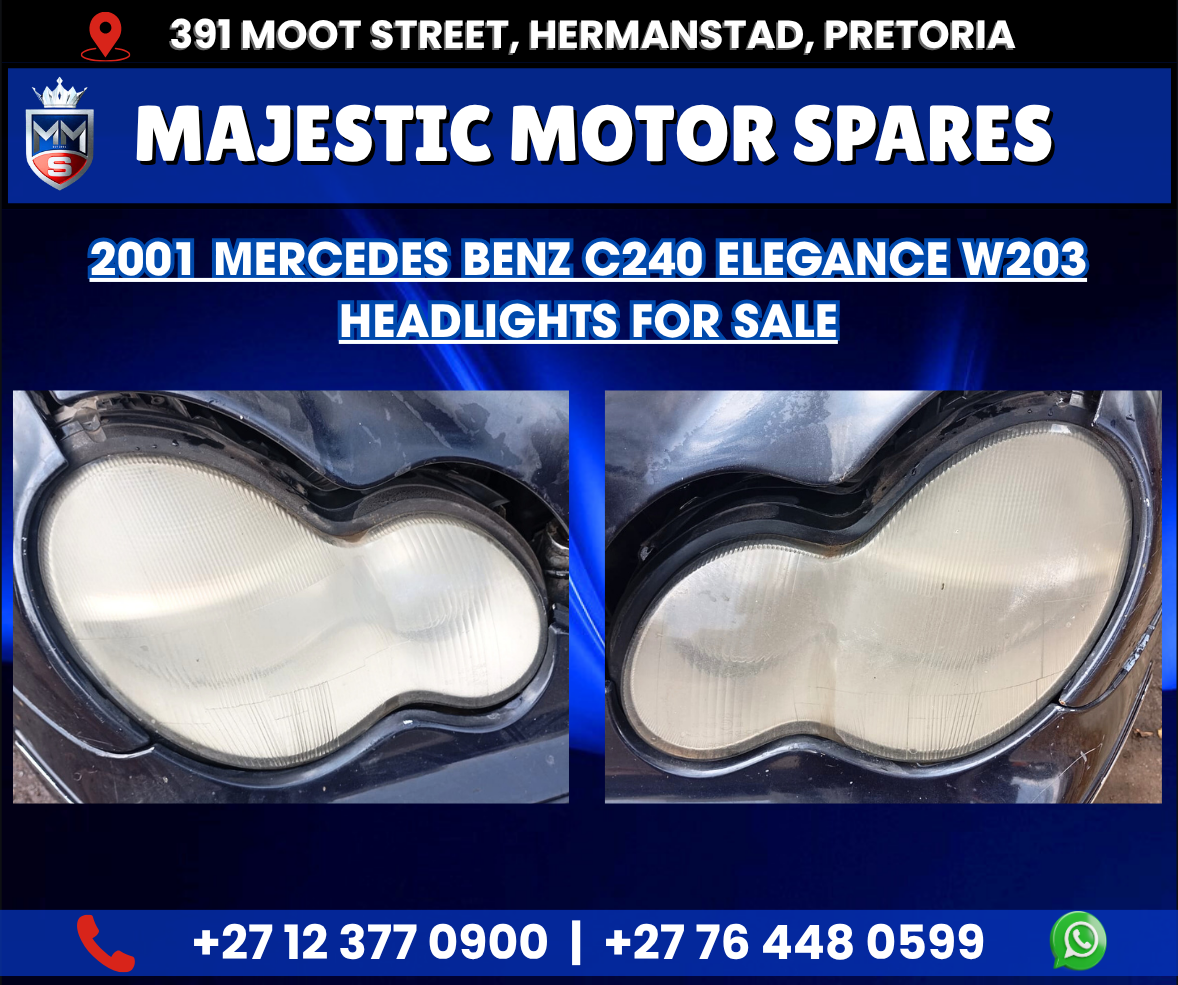 Mercedes-Benz C240 Elegance W203 Headlights for Sale - Private Seller Mercedes-Benz C240 Elegance W203 Headlights for Sale - Private Seller