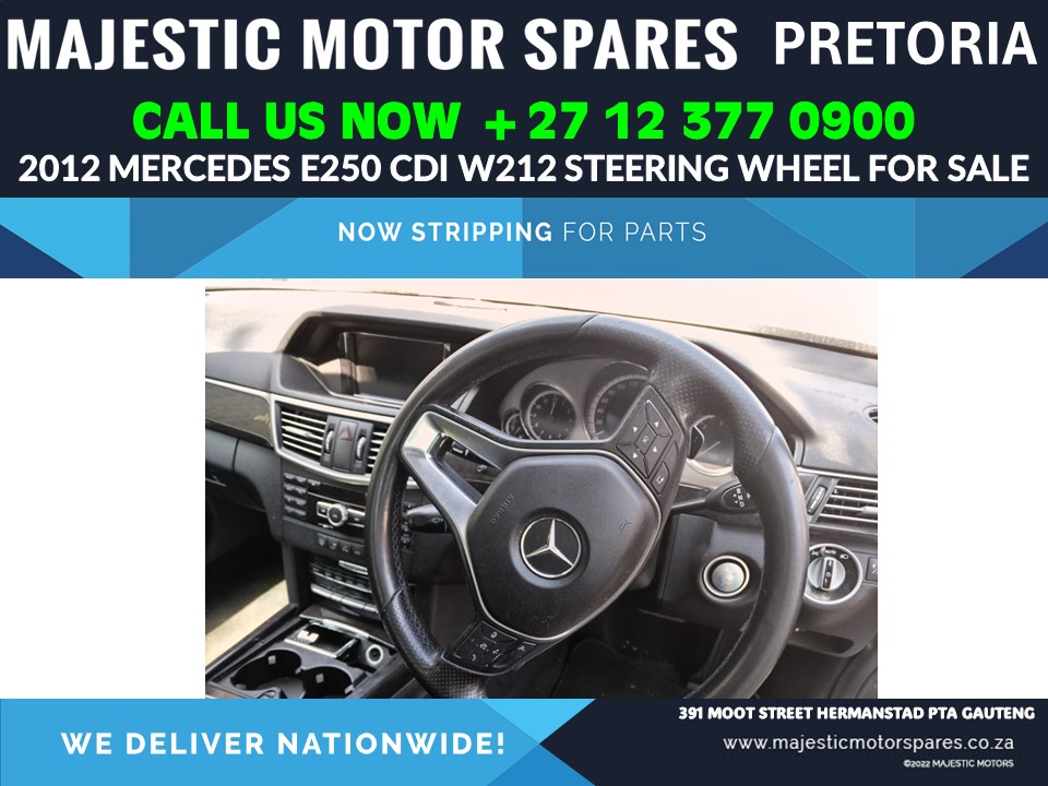 Mercedes E250 cdi W212 steering wheel for sale used Mercedes E250 cdi W212 steering wheel for sale used