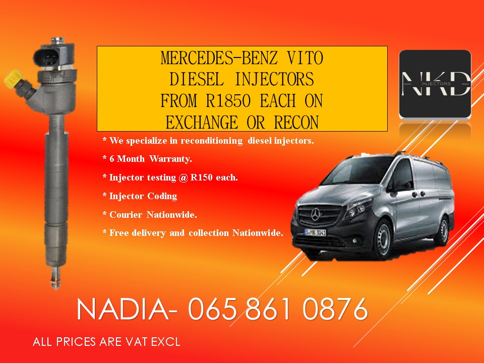 Mercedes Vito diesel injectors for sale or recon the originals - Private Seller Mercedes Vito diesel injectors for sale or recon the originals - Private Seller