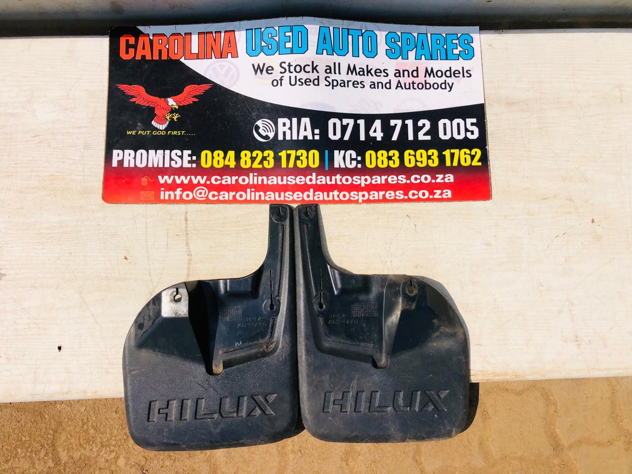 Toyota Hilux Legend RS left and right side mudflaps (2020) - Private Seller