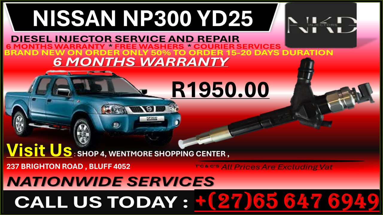 NISSAN NP300 YD25 DIESEL INJECTORS - Private Seller NISSAN NP300 YD25 DIESEL INJECTORS - Private Seller
