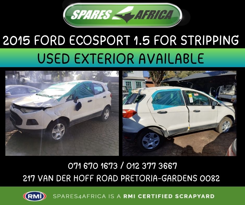 Ford EcoSport 1.5 Used Exterior Parts for Sale - Private Seller Ford EcoSport 1.5 Used Exterior Parts for Sale - Private Seller