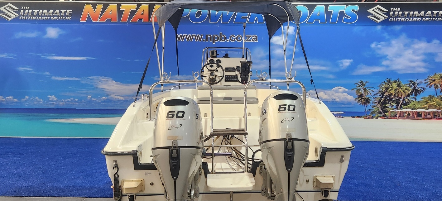 NEW ARRIVAL BENGUELA 19 FT CC 2011 ON TRAILER 2 X 60 HP HONDA 4 STROKES