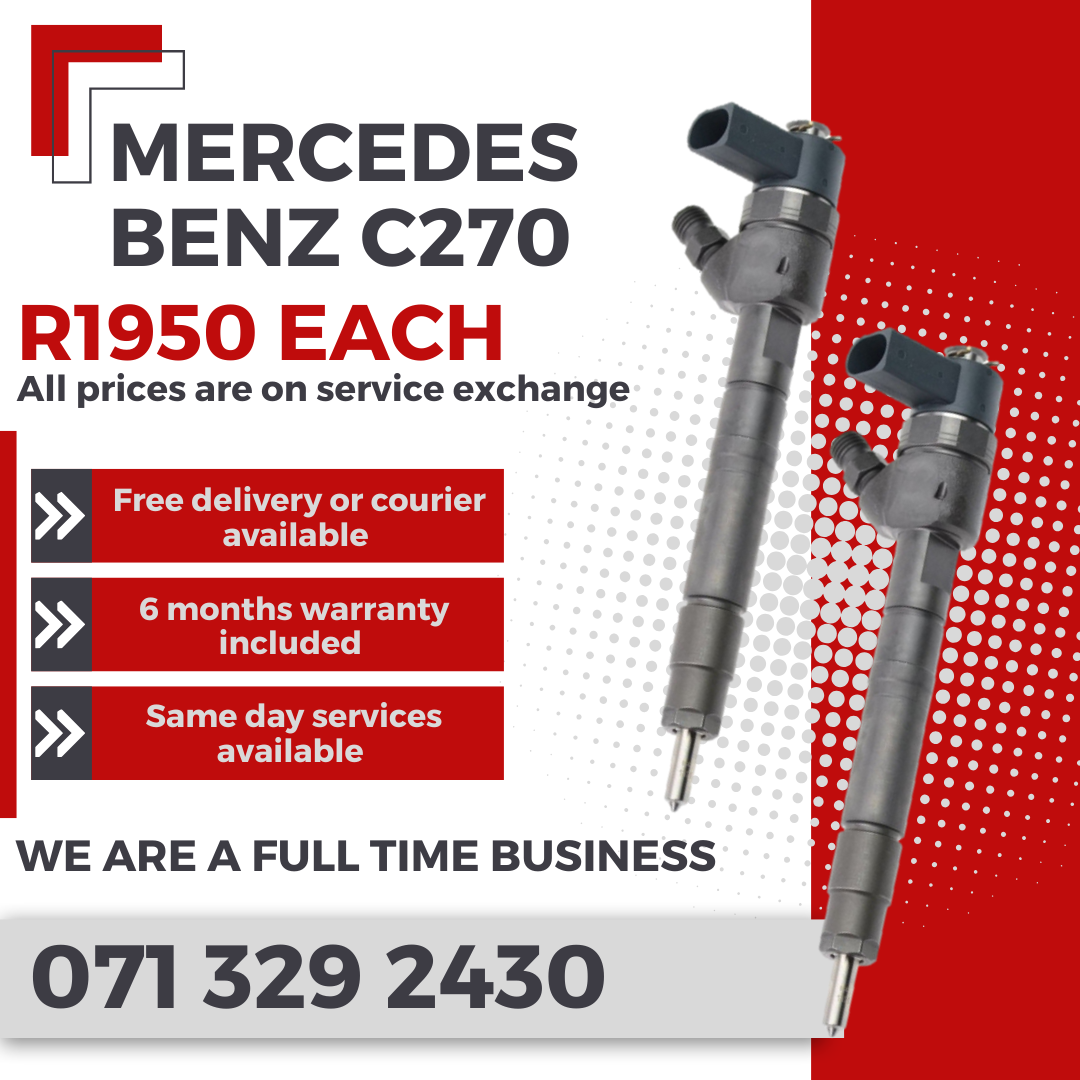 MERCEDES BENZ C270 INJECTORS FOR SALE WITH WARRANTY - Private Seller MERCEDES BENZ C270 INJECTORS FOR SALE WITH WARRANTY - Private Seller