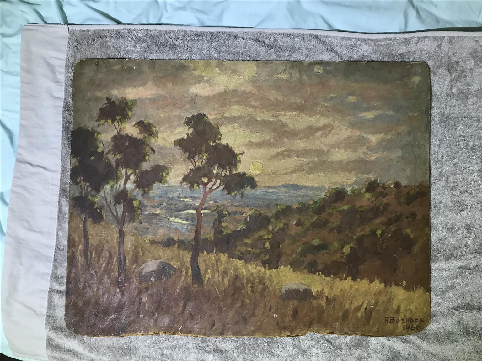Adriaan Boshoff Painting 67cm x 51cm