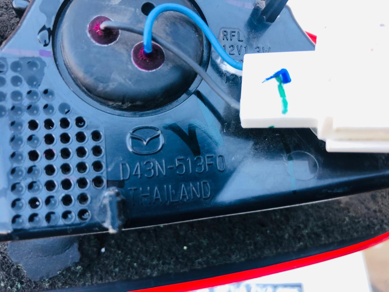 Mazda 2 right side inner taillight (hatchback) - Private Seller