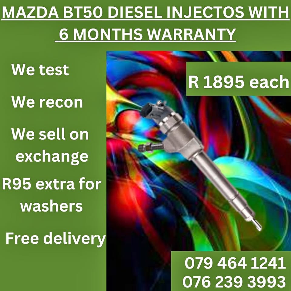 MAZDA BT50 DIESEL INJECTORS - Private Seller MAZDA BT50 DIESEL INJECTORS - Private Seller