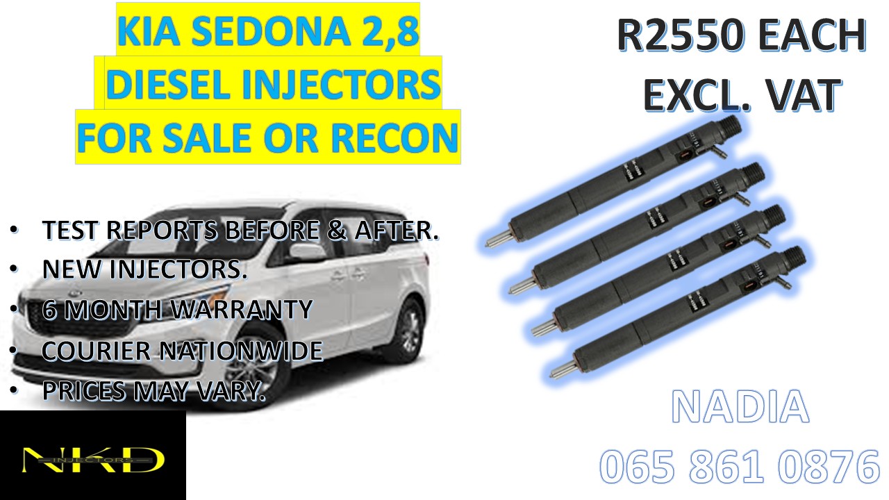 DIESEL INJECTORS FOR SALE FOR KIA SEDONA 2.8 - Private Seller DIESEL INJECTORS FOR SALE FOR KIA SEDONA 2.8 - Private Seller