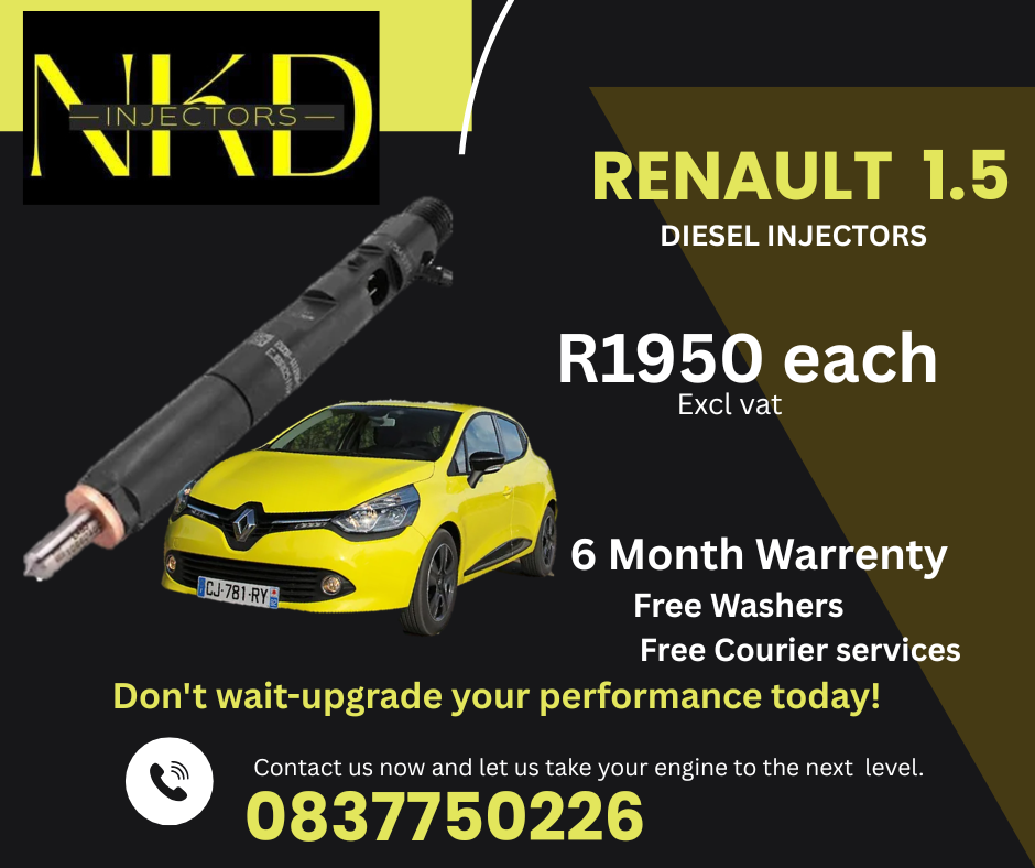 RENAULT 1.5 DIESEL INJECTORS FOR SALE - Private Seller RENAULT 1.5 DIESEL INJECTORS FOR SALE - Private Seller