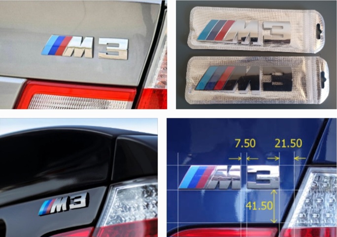 Bmw E46 M3 badges emblems stickers - Private Seller