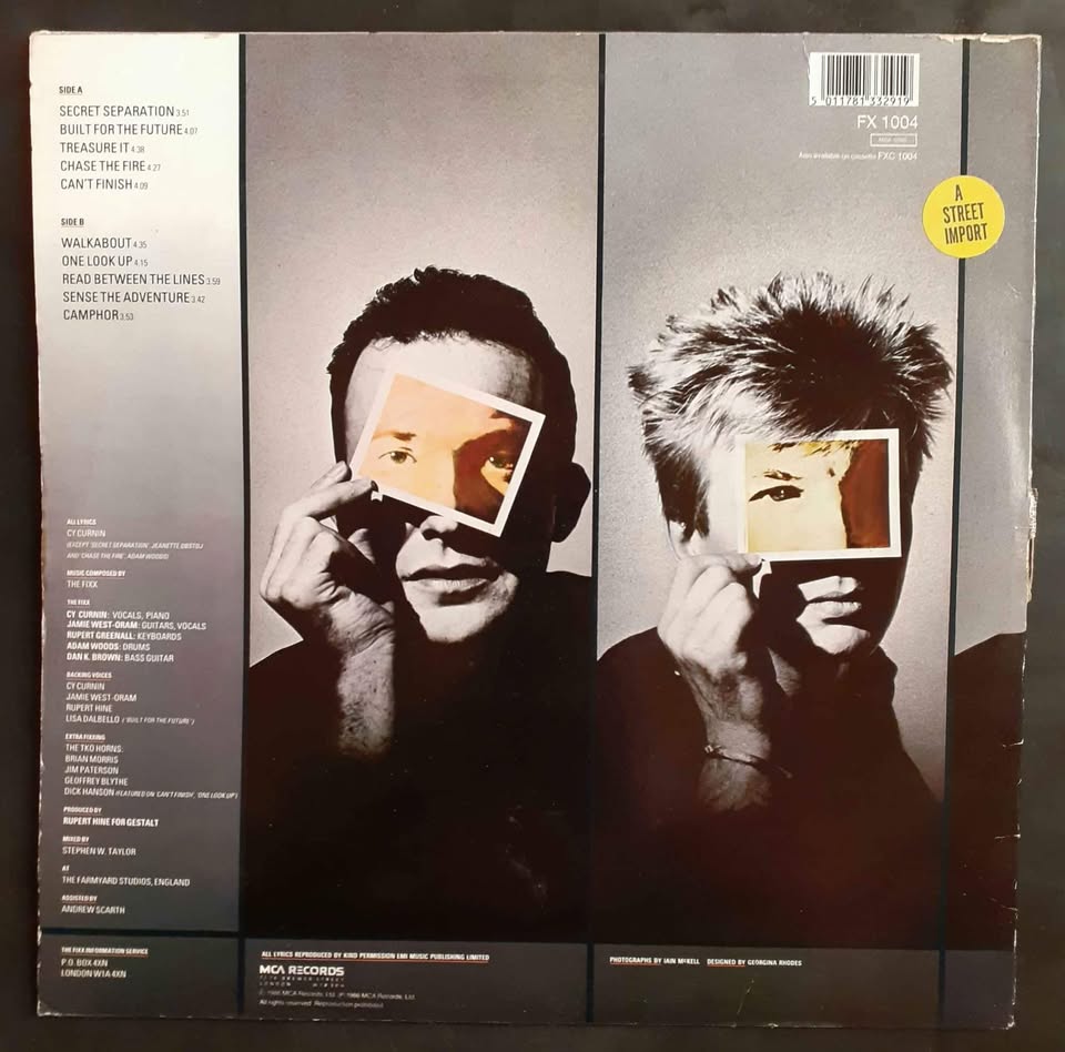 The Fixx - Walkabout LP Record