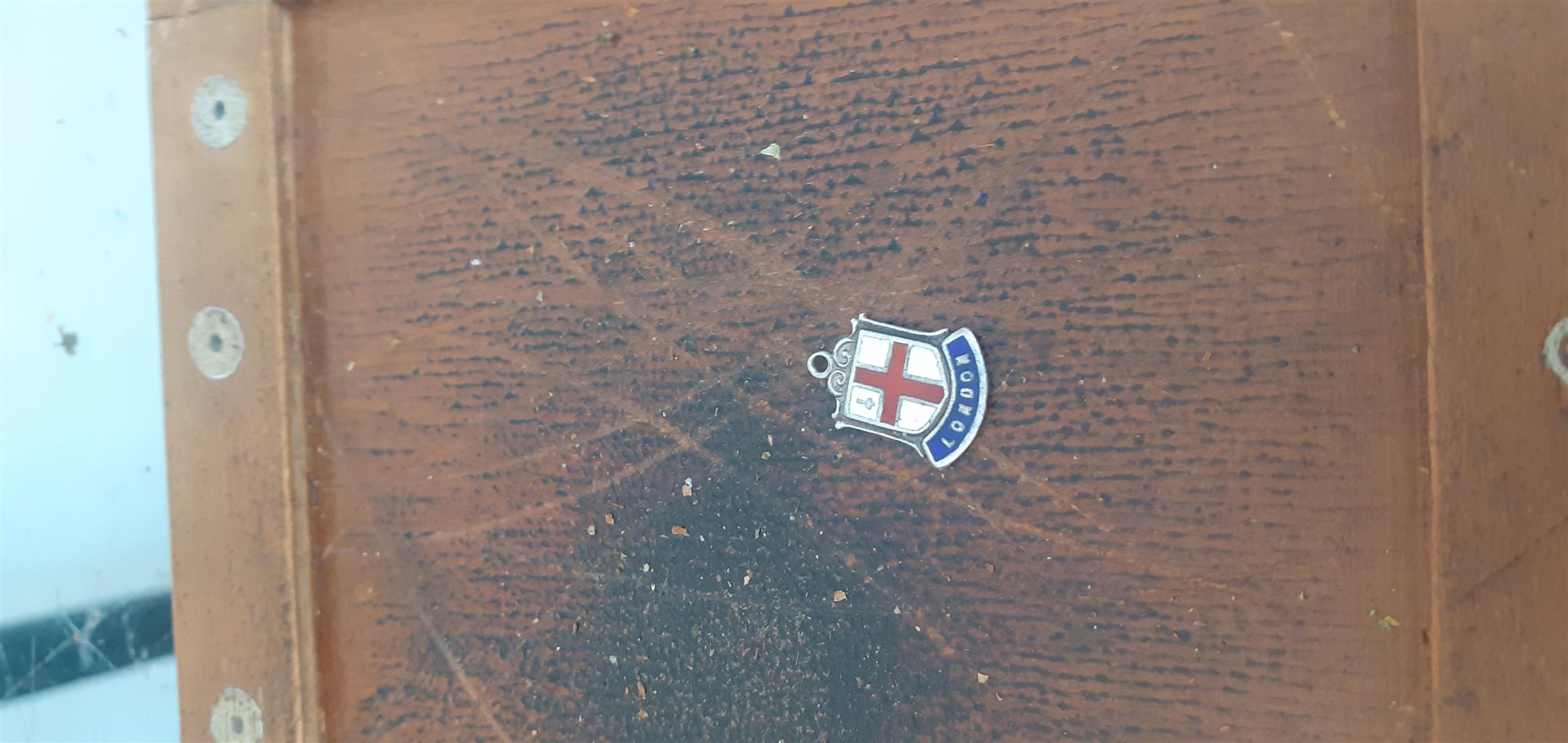 Vintage silver,enamel travel charms