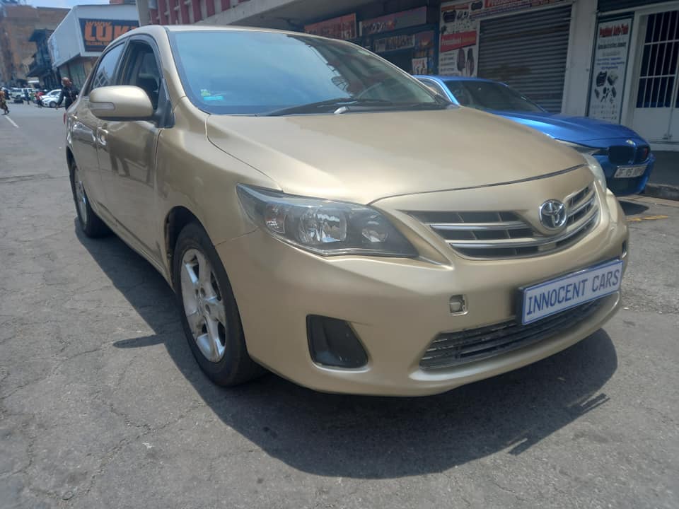 2013 TOYOTA COROLLA PROFESSIONAL 1.3 PETROL, MANUAL, GOLD COLOUR,