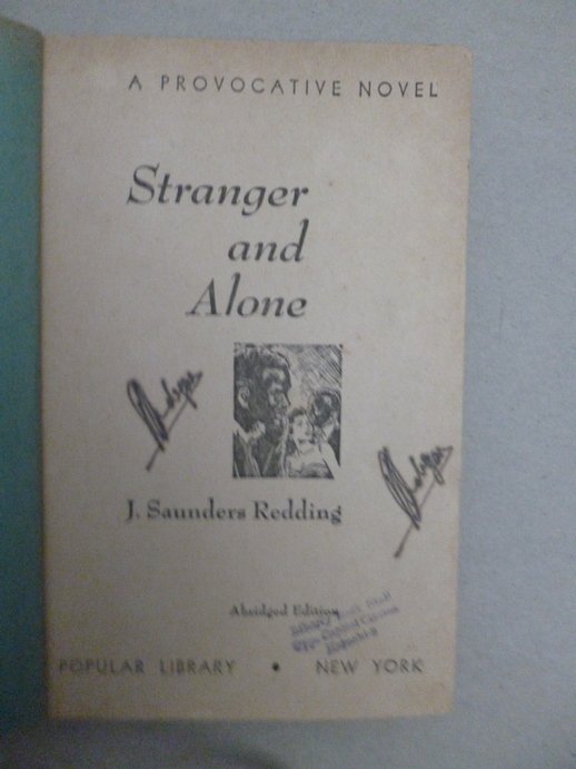 Stranger and alone 1951 Vintage novel