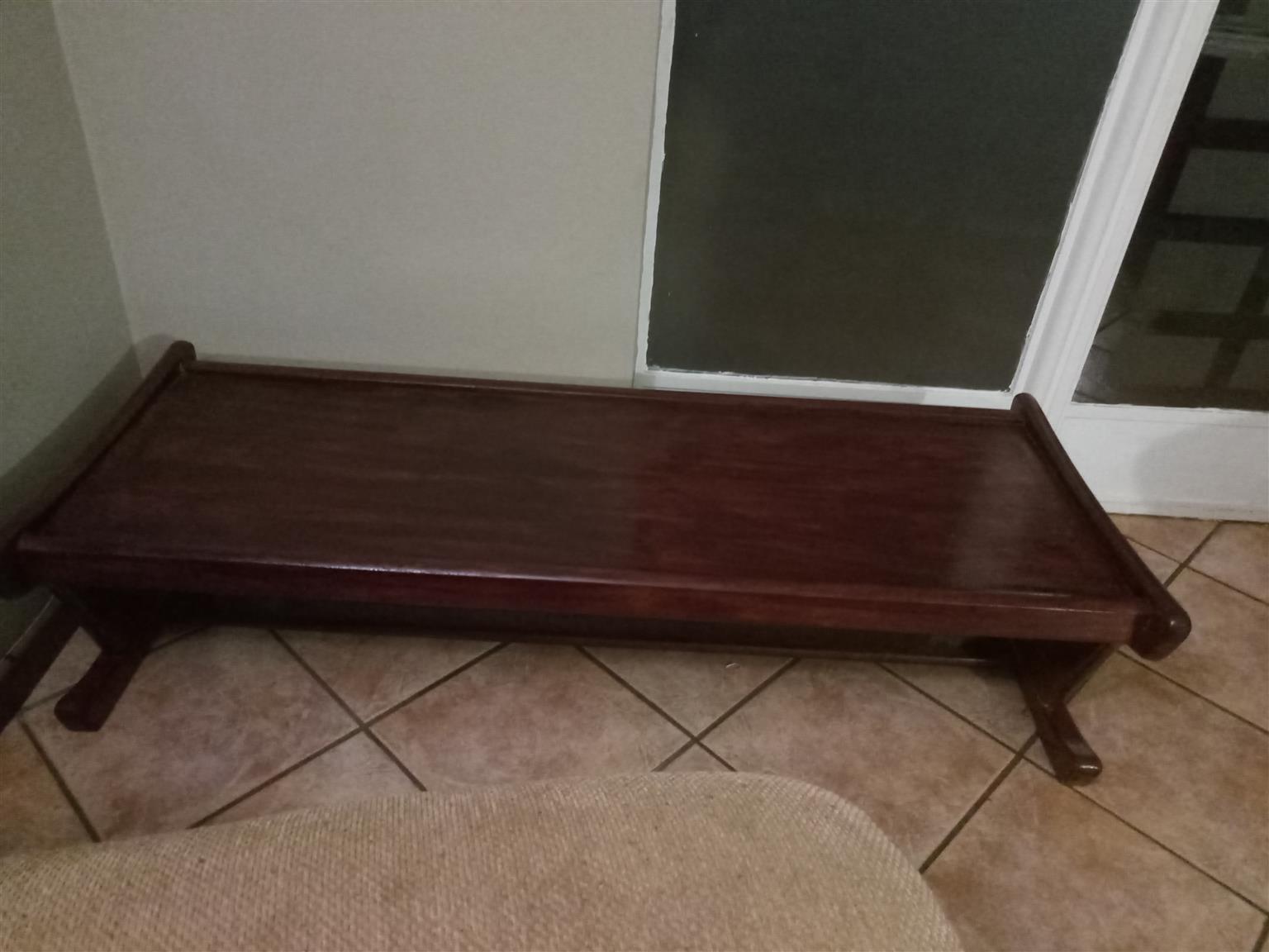 second hand solid wood coffee table