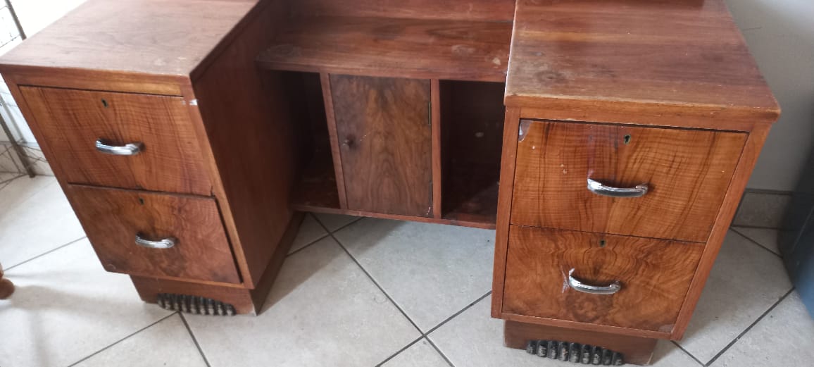 Hand made teak dressing table