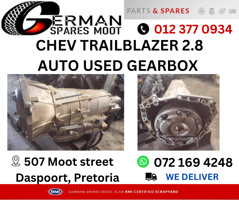 Used Chev Trailblazer 2.8 Auto Gearbox for sale in Gauteng | Auto Mart