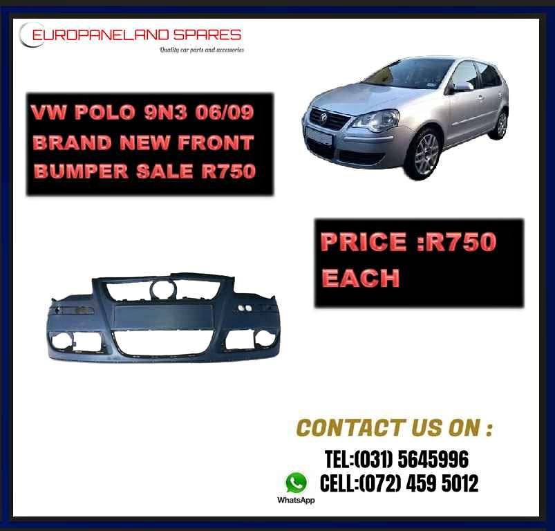 VW POLO 2006/09 BRAND NEW FRONT BUMPERS FOR SALE