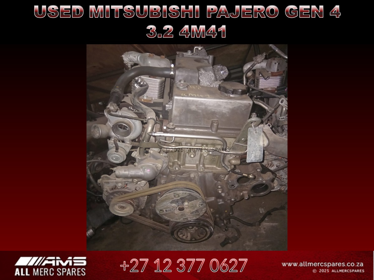 USED MITSUBISHI PAJERO GEN 4 3.2 4M41 ENGINE FOR SALE - Private Seller
