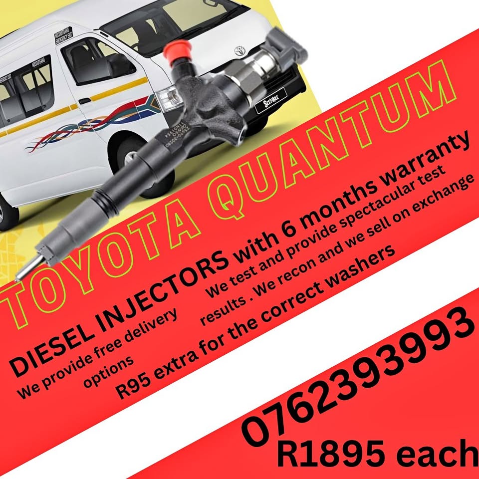 TOYOTA QUANTUM DIESEL INJECTORS - Private Seller TOYOTA QUANTUM DIESEL INJECTORS - Private Seller