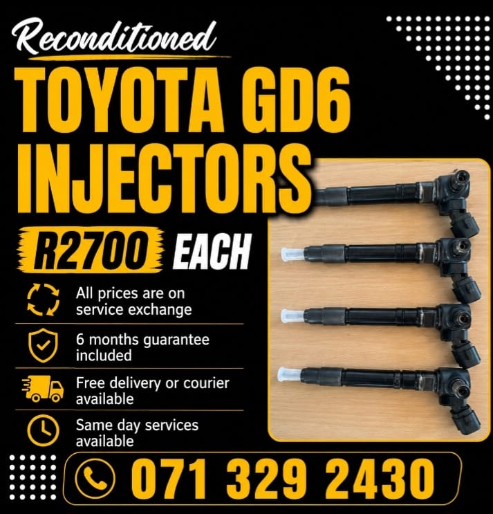 TOYOTA HILUX GD6 2.8 INJECTORS FOR SALE WITH WARRANTY - Private Seller TOYOTA HILUX GD6 2.8 INJECTORS FOR SALE WITH WARRANTY - Private Seller