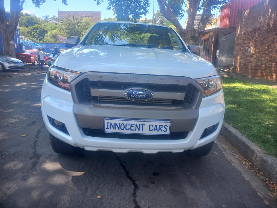 2017 FORD RANGER S-CAB 2.2 DIESEL, AUTOMATIC 4X4, WHITE COLOR