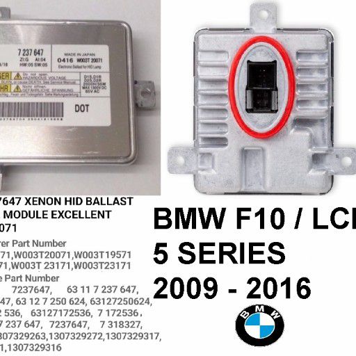 BMW F10 5 Series Xenon ballast module BMW F10 5 Series Xenon ballast module