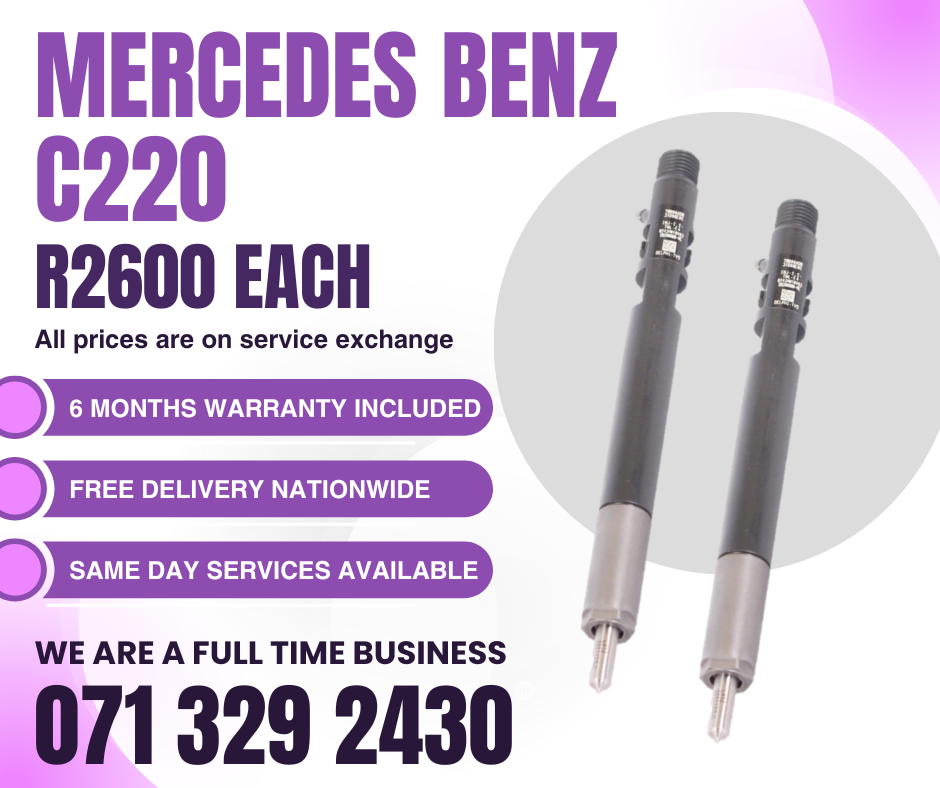 MERCEDES BENZ C220 DIESEL INJECTORS FOR SALE WITH WARRANTY - Private Seller MERCEDES BENZ C220 DIESEL INJECTORS FOR SALE WITH WARRANTY - Private Seller