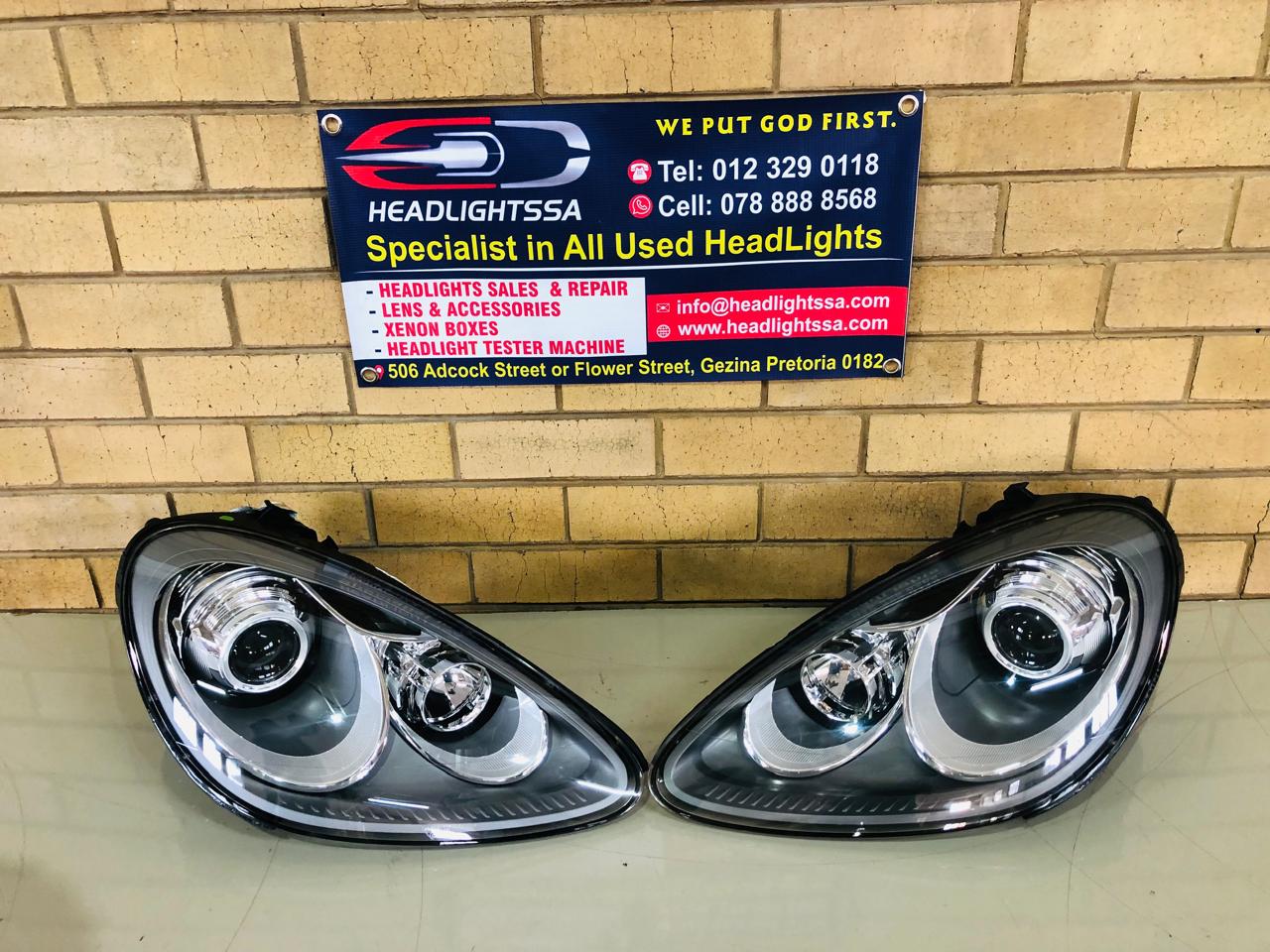 Porsche Cayenne 92A/958 LH and RH side xenon headlight (no park light/AFS) 2010 - Private Seller Porsche Cayenne 92A/958 LH and RH side xenon headlight (no park light/AFS) 2010 - Private Seller
