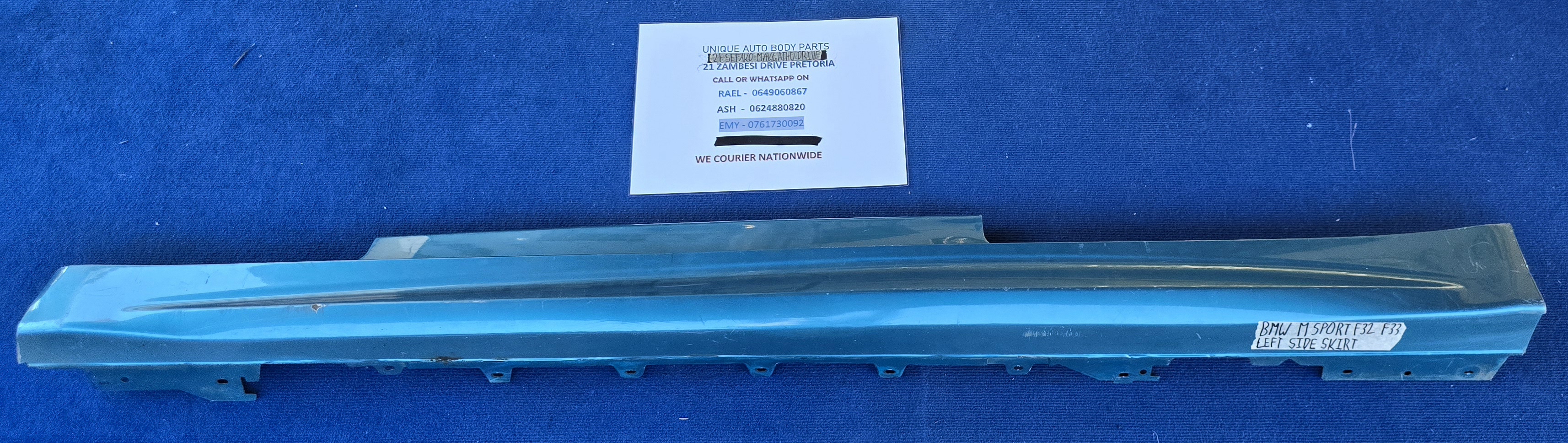 BMW M-Sport F32 F33 Left Side Skirt (Original Spare)