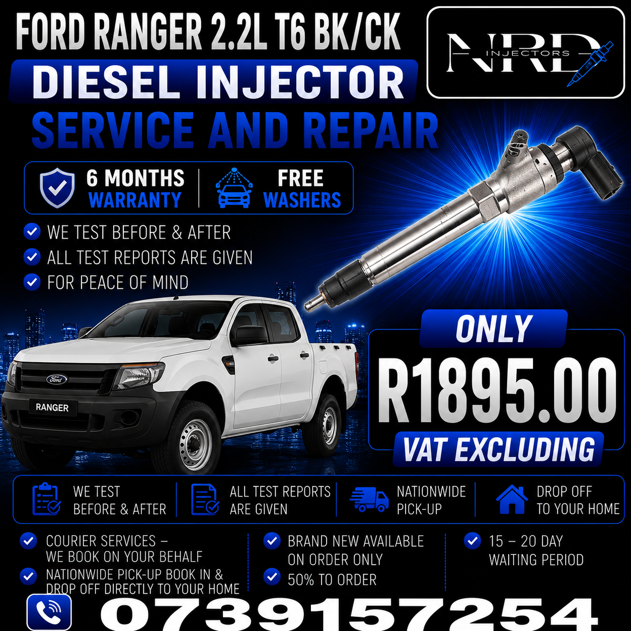 Ford_Ranger_2.2L_Injectors_On_Recondition - Private Seller Ford_Ranger_2.2L_Injectors_On_Recondition - Private Seller