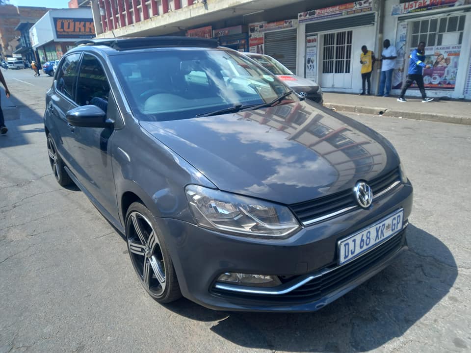 2014 VW POLO TSI 1.2 PETROL, MANUAL TRANSMISSION, GREY COLOUR,  Sunroof