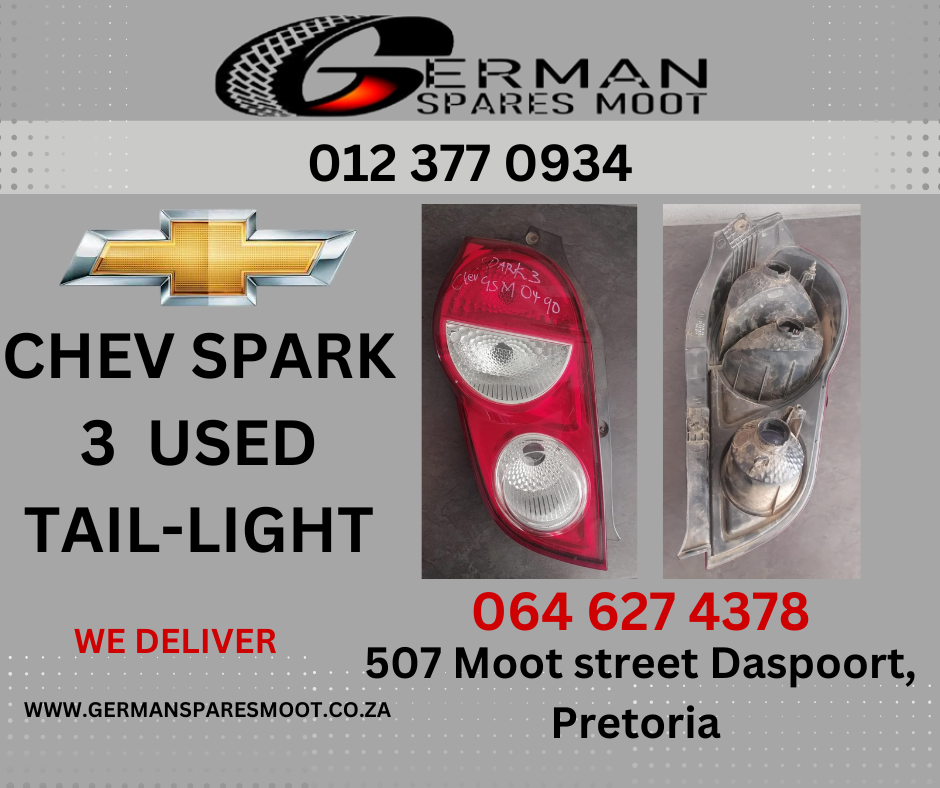 Chevrolet Spark 3 Used Tail lights - Private Seller Chevrolet Spark 3 Used Tail lights - Private Seller