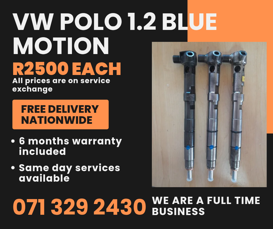 VW POLO 1.2 INJECTORS FOR SALE WITH WARRANTY VW POLO 1.2 INJECTORS FOR SALE WITH WARRANTY