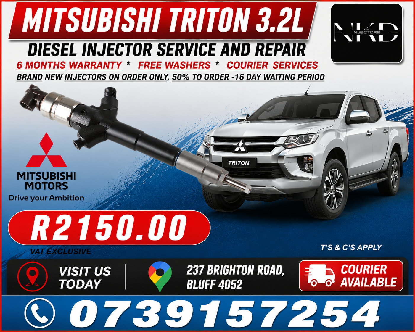 Mitsubshi_Trition_3.2L_Diesel_Injectors_On_Recondition - Private Seller Mitsubshi_Trition_3.2L_Diesel_Injectors_On_Recondition - Private Seller