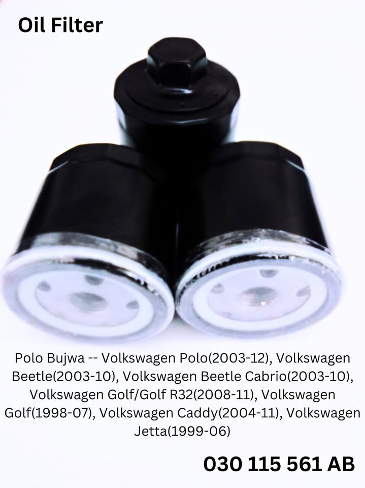 Oil Filter  AB) for Polo, Beetle, Beetle Cabrio, Golf/Golf R32, Golf, Caddy, Jetta - Private Seller